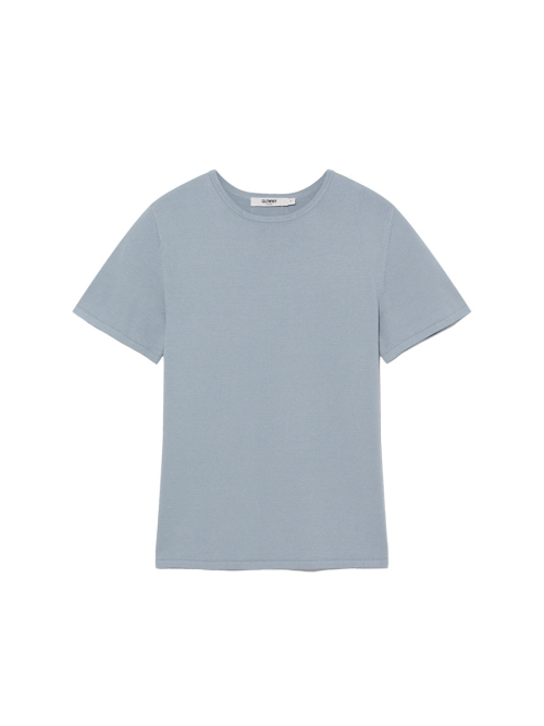 G BABY KNIT TEE (DUST BLUE)