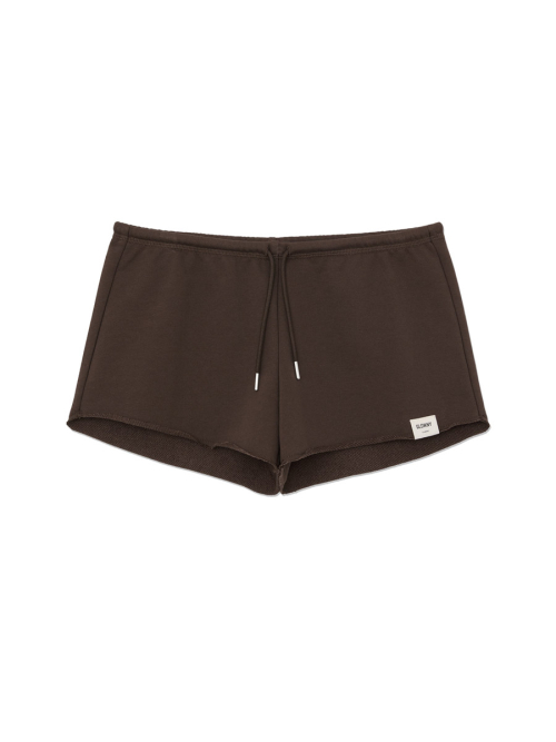 G LOW RISE SHORTS (BROWN)