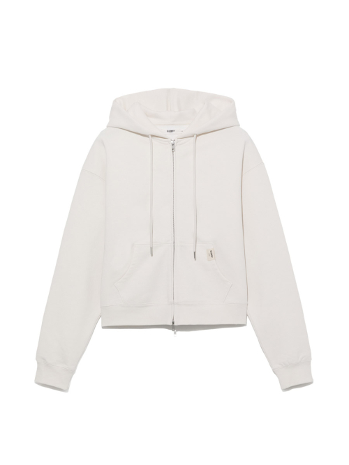 G STANDARD ZIP-UP HOODIE (WHITE)