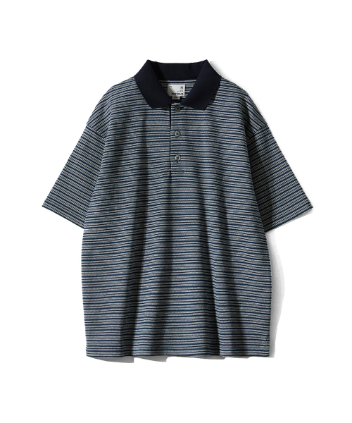 Sumerset Short Pique Stripe Pullover рубашка Evergreen