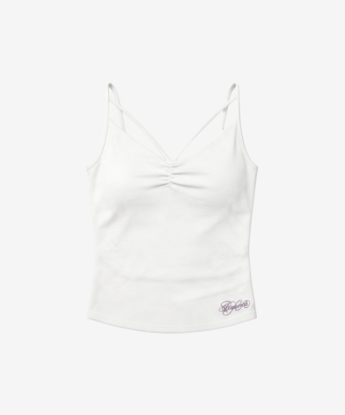 Майка на бретелях Vella Strap Sleeveless, White