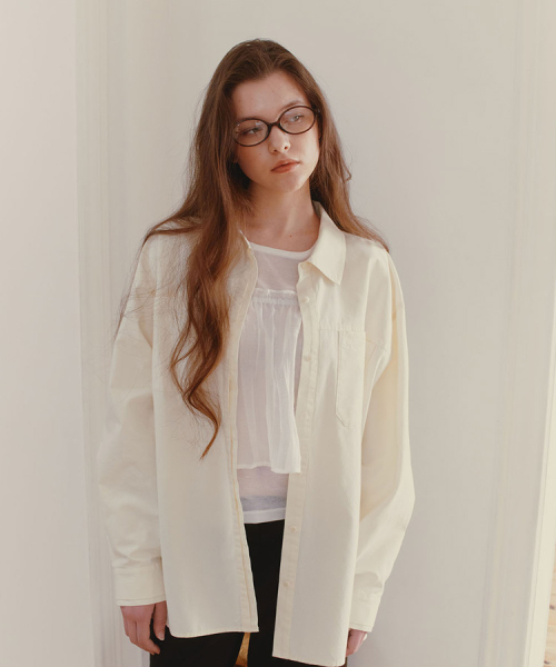 Ines Layer рубашка_Butter