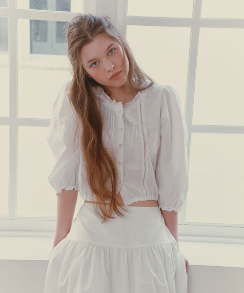 Chloe Blouse_Ivory
