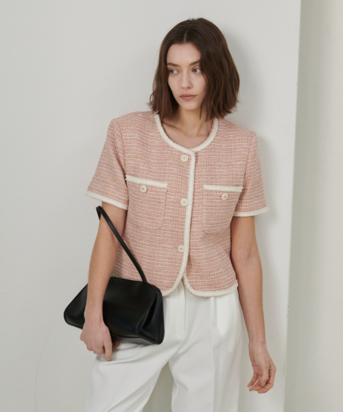 Rune Classic Tweed куртка Beige Pink