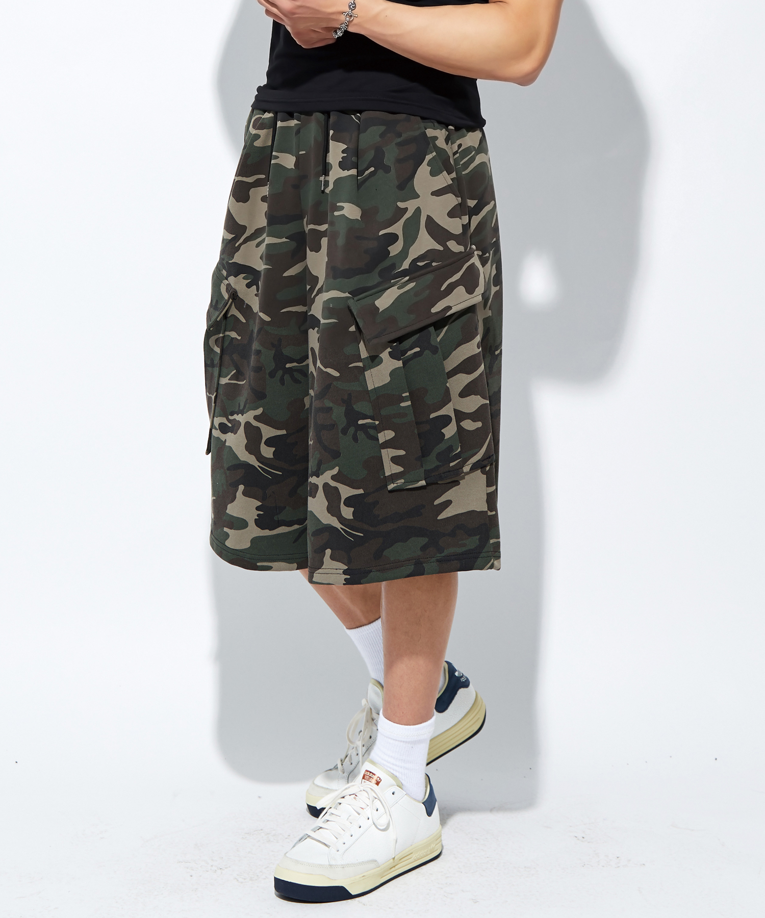 Брюки-бермуды карго 3/4 Camo Khaki