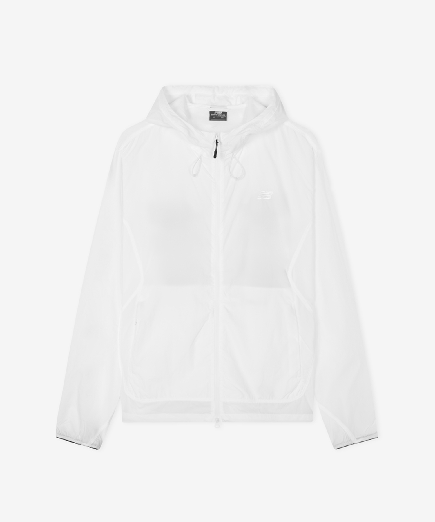 NBNAG21503 UNI AIR сверхлёгкий ветровик с капюшоном (WHITE)