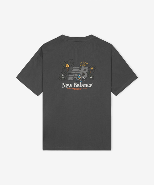 NBNEG21523 / Футболка UNI NB Friends Sunrise (CHARCOAL)