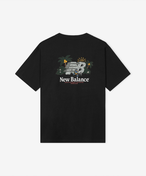 NBNEG21523 / Футболка UNI NB Friends Sunrise (BLACK)