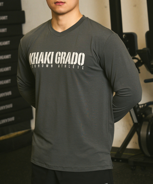 Лонгслив K.A.G Signature 1 V-neck Regular Fit (Deep Green Khaki)