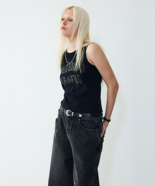 [Women] OL безрукавный топ Black HH26111054