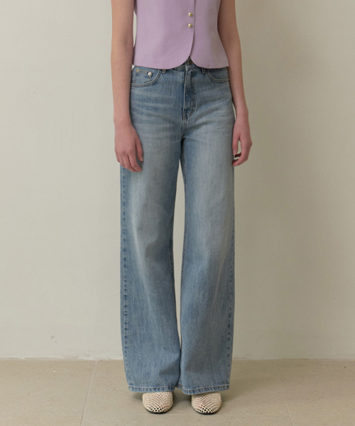 Широкие джинсы клеш Renewer Pants
