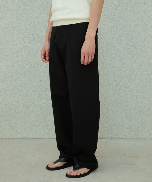 Relaxed Fatigue Pants - Black