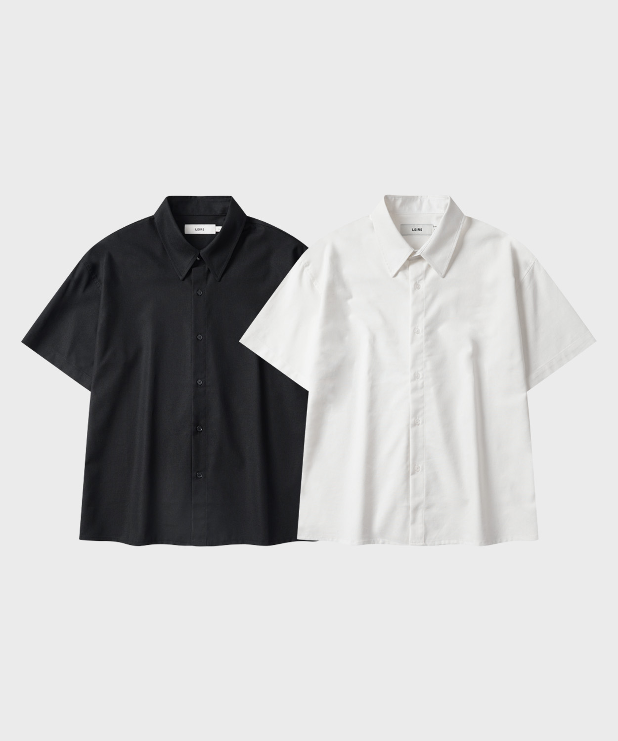 [2PACK] Summer Crop Short-Sleeve Shirt