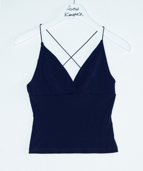 ARTIST V-NECK STRING SLEEVELESS (NAVY)
