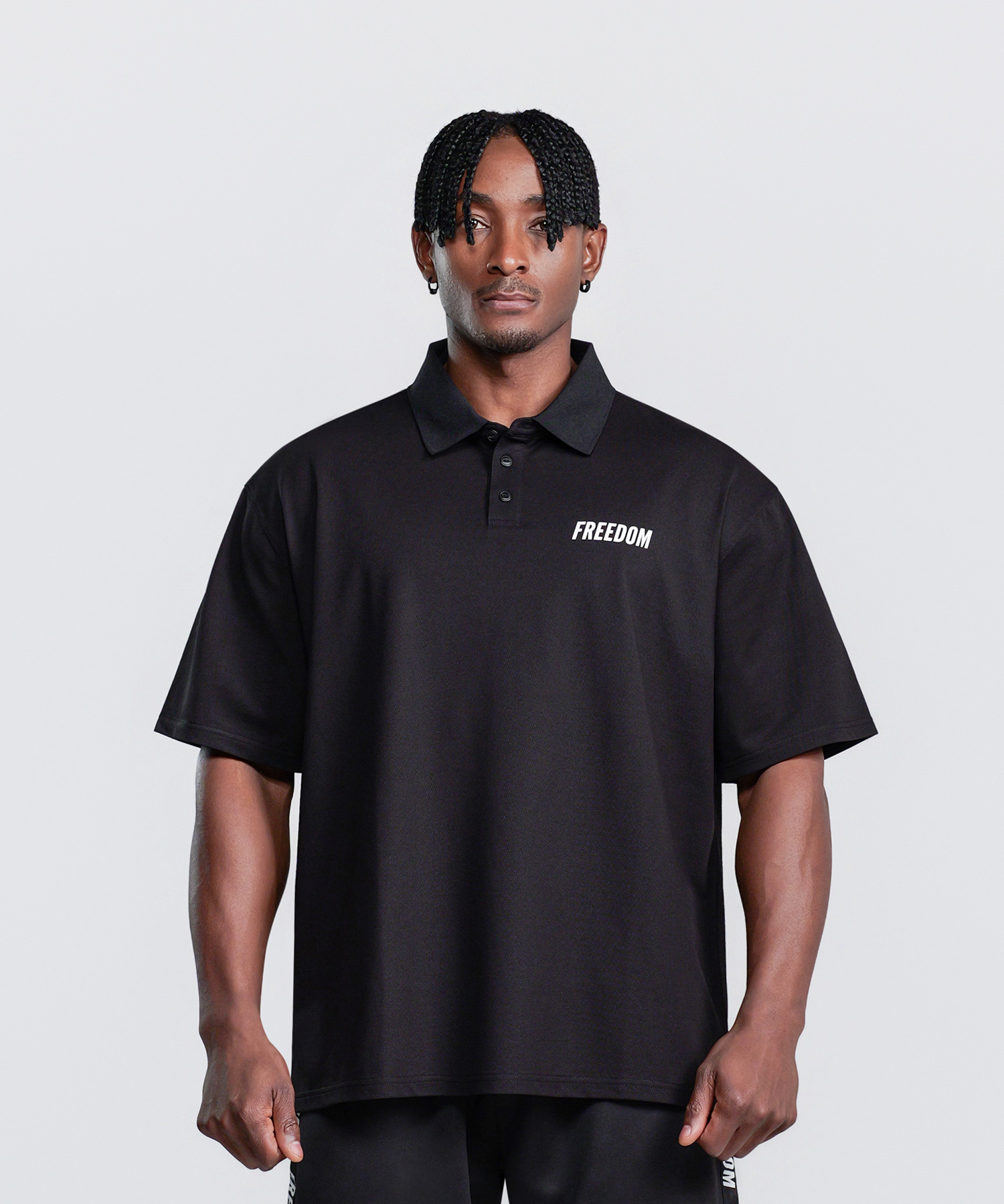 Basic Core Pique T-shirt (Black)