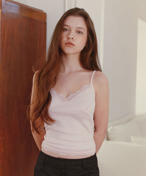 Flora Lace Sleeveless Top (3col)
