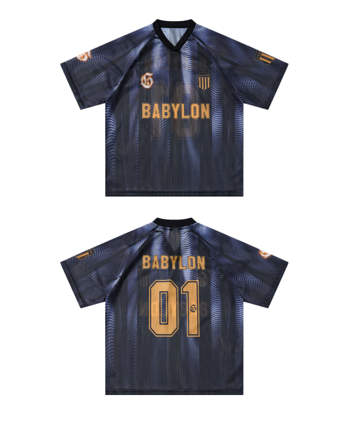 Сетчатый раглан Arc Wave Babylon 01 Dark Navy