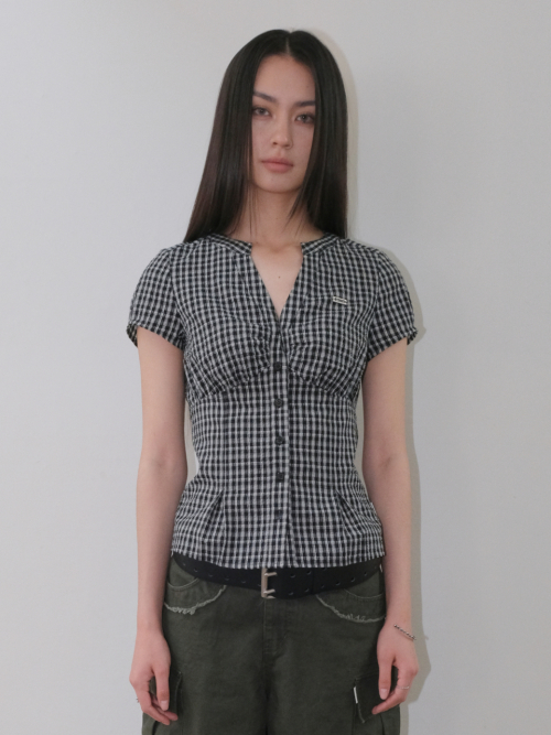 клетка SHIRRING SHIRTS [чёрный]