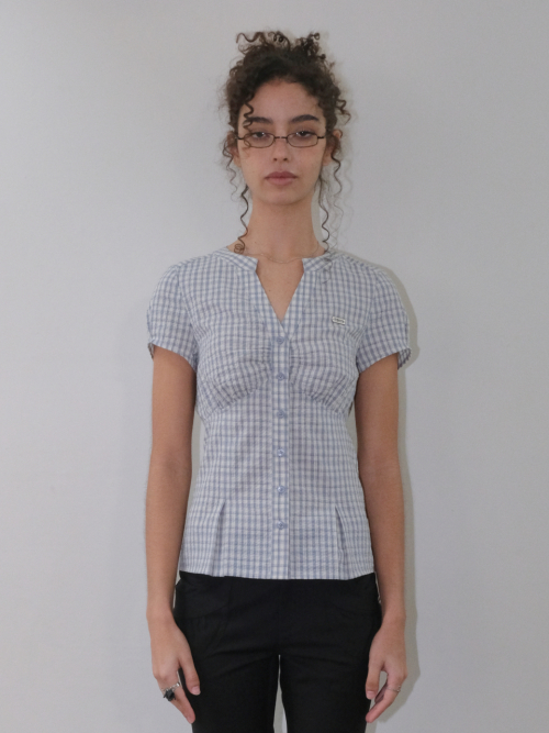 клетка SHIRRING SHIRTS [SKY синий]