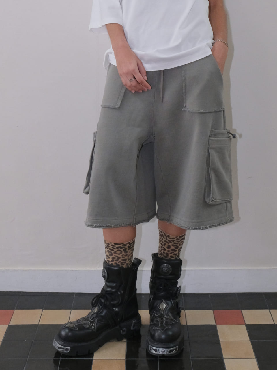карго JERSEY шорты [KHAKI]