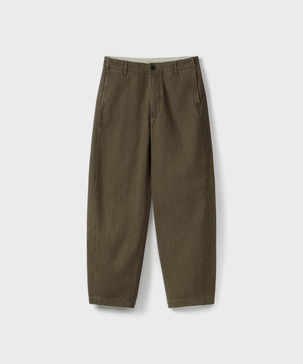 BARREL TEXTURED брюки [DYED коричневый]
