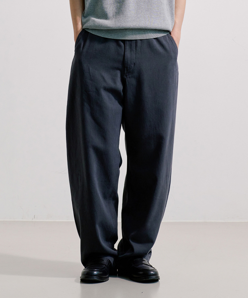 ARCHON TWILL CHINO PANTS [WASHED BLACK]