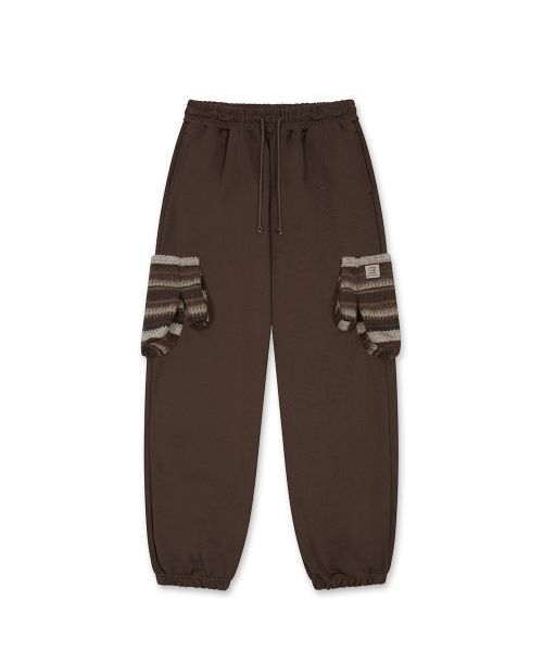 MISMATCH карго PANTS_DARK коричневый