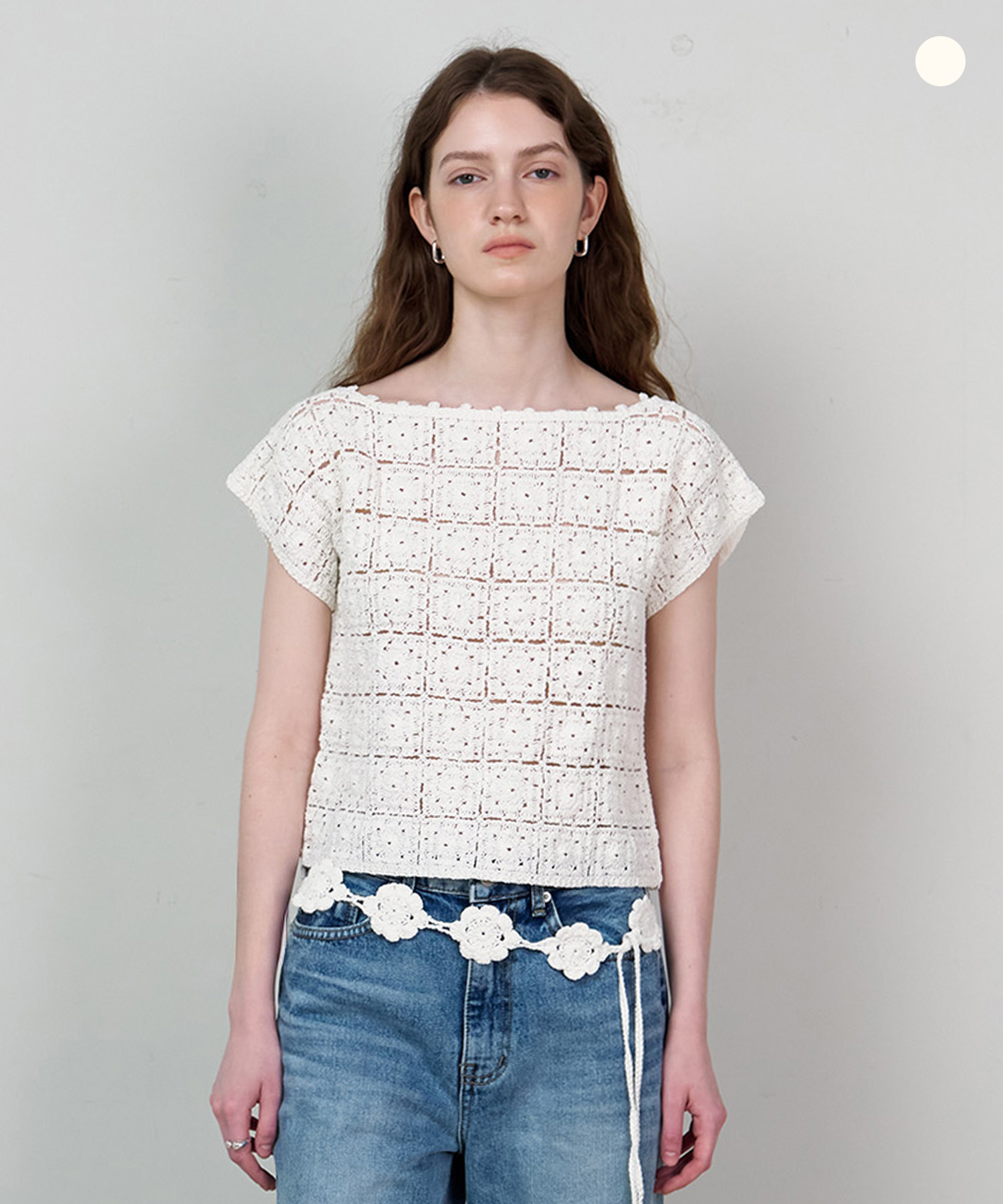 Lua Croche Knit Cardigan