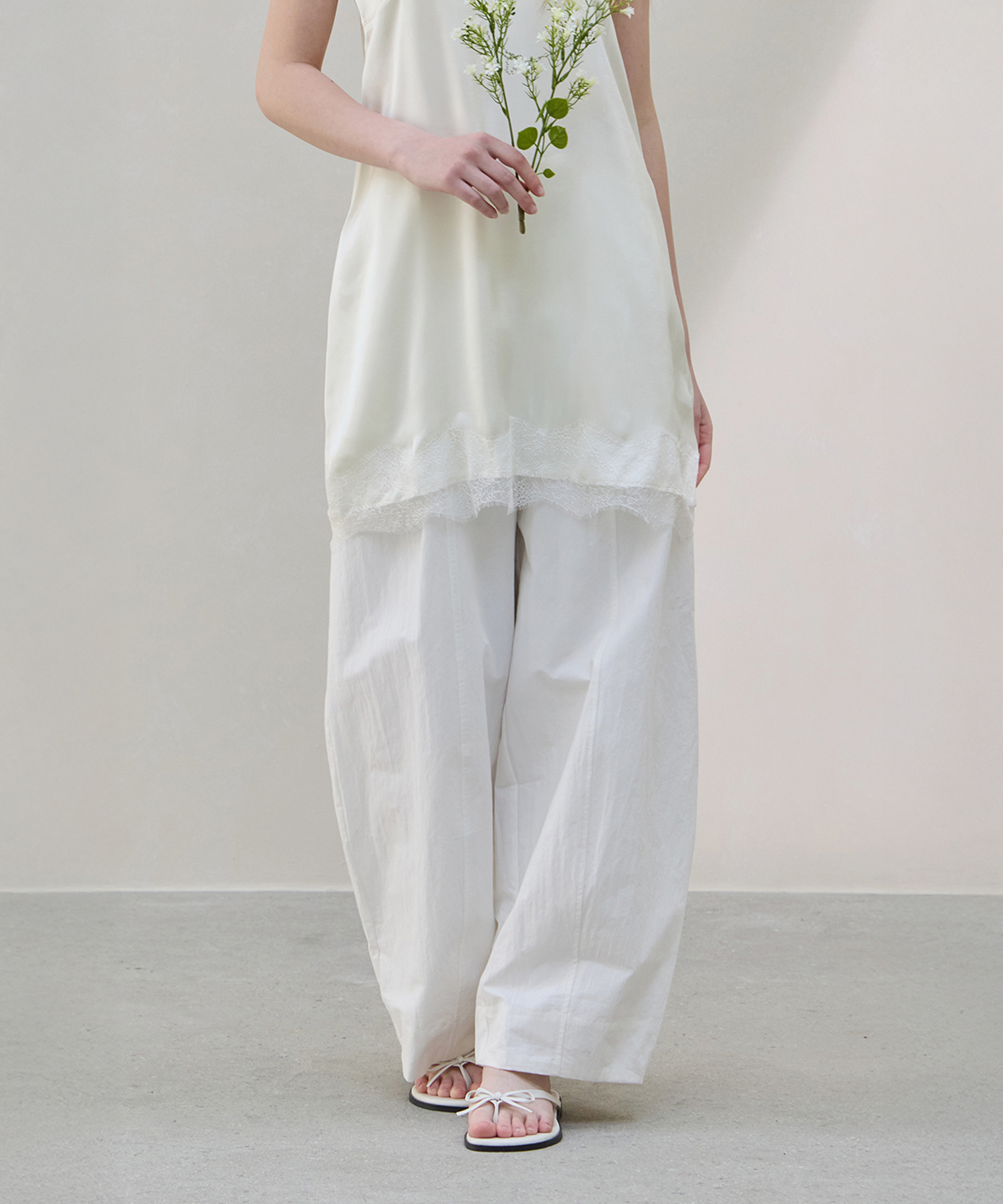 (woman) брюки_White