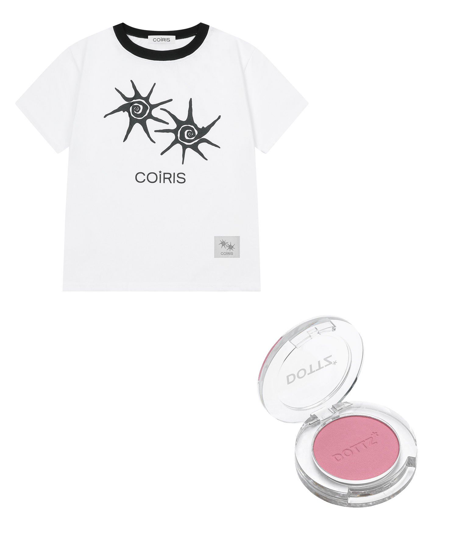 Румяна Color Cheek Pop (3 цвета) + футболка Soluna (5 цветов)