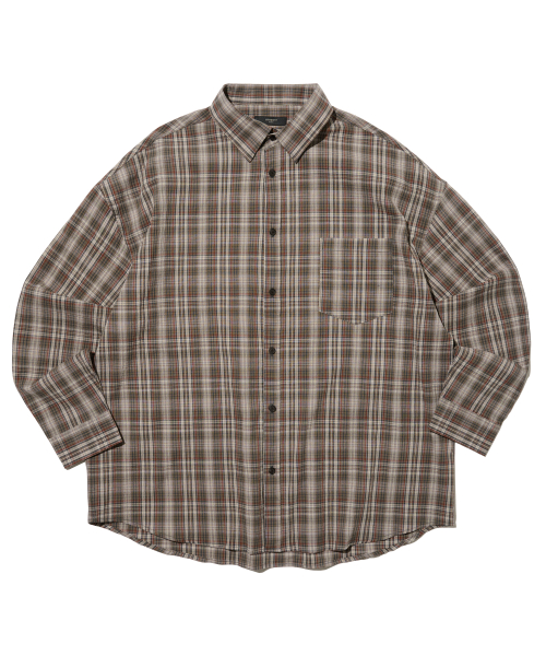 Рубашка City Boy в клетку (Khaki)