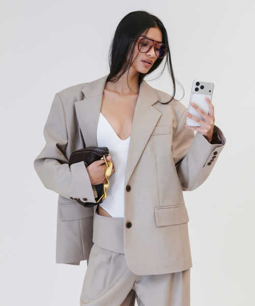 Taylor Wire Over Jacket [BEIGE]
