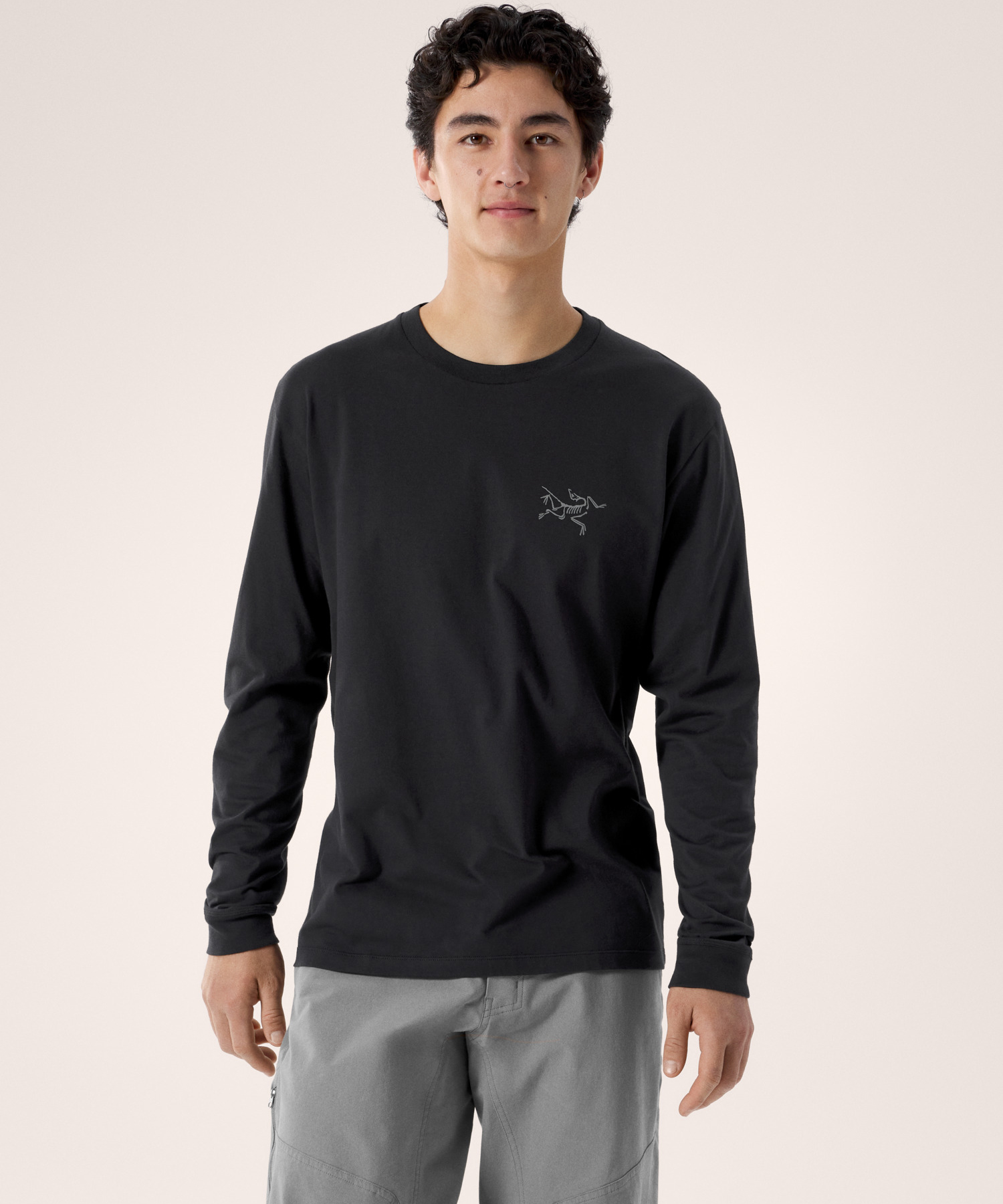 KRAGG SL COTTON LS M - BLACK / ATQSM09536