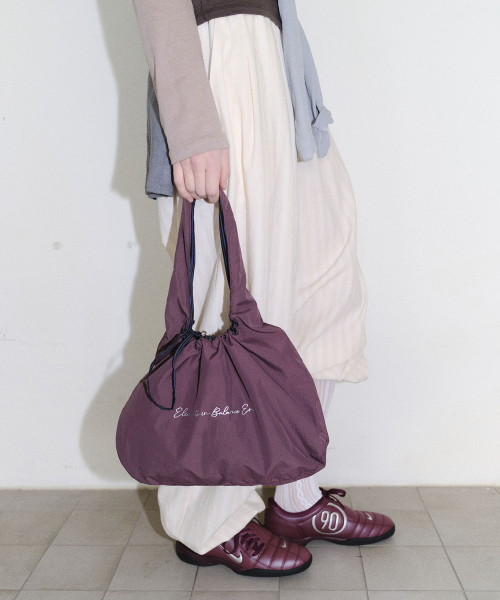 [CORE] REVERSIBLE MINI HOBO BAG - NAVY