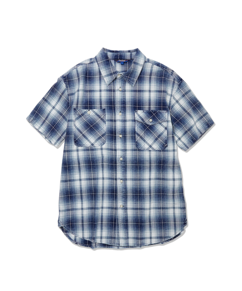 Клетчатая рубашка Washed Indigo FS2WR41U