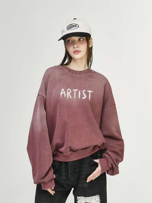 Artist Sweatshirt Burgundy