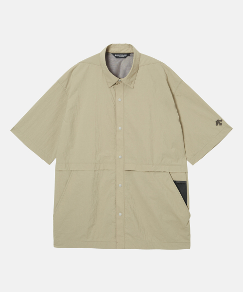 [ALLTERRAIN 81] WOVEN HALF SHIRT бежевый SR213KSR52