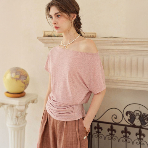 SR_Collar two waist top_2color