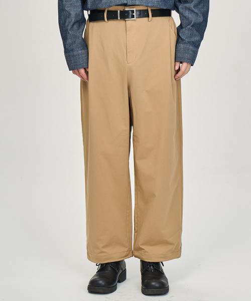 Свободные брюки со складкой UV Protection Beige