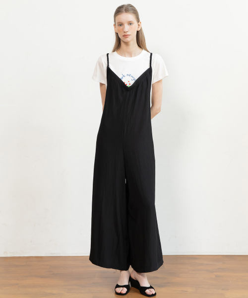 String jumpsuit_Black