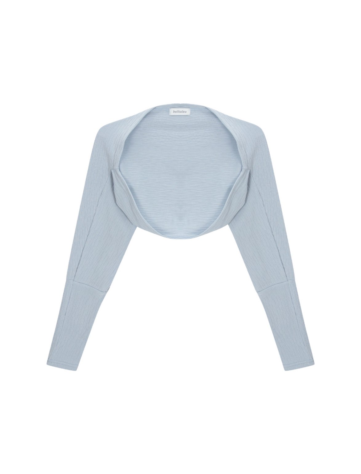 COTTON BASIC BOLERO-SKY BLUE