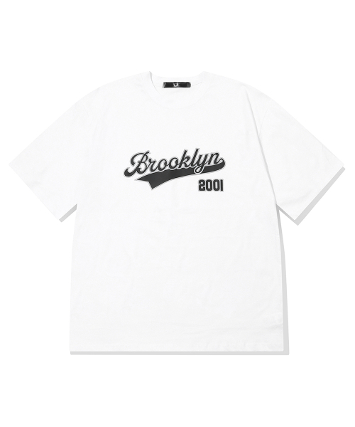 Футболка оверсайз Brooklyn (unisex, White, 20s)