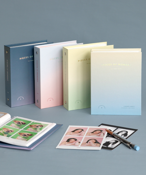 모멘트 4X6 1단 포켓 사진앨범 80장 네컷 포토북