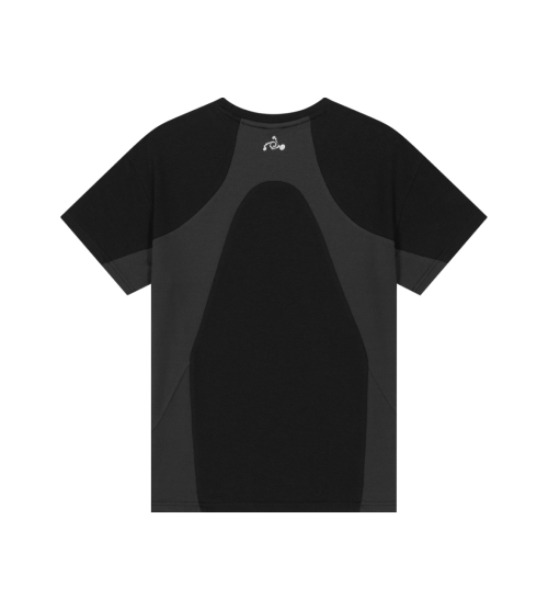 [ UNIT 03 ] MESH-AXIS TEE (BLACK)
