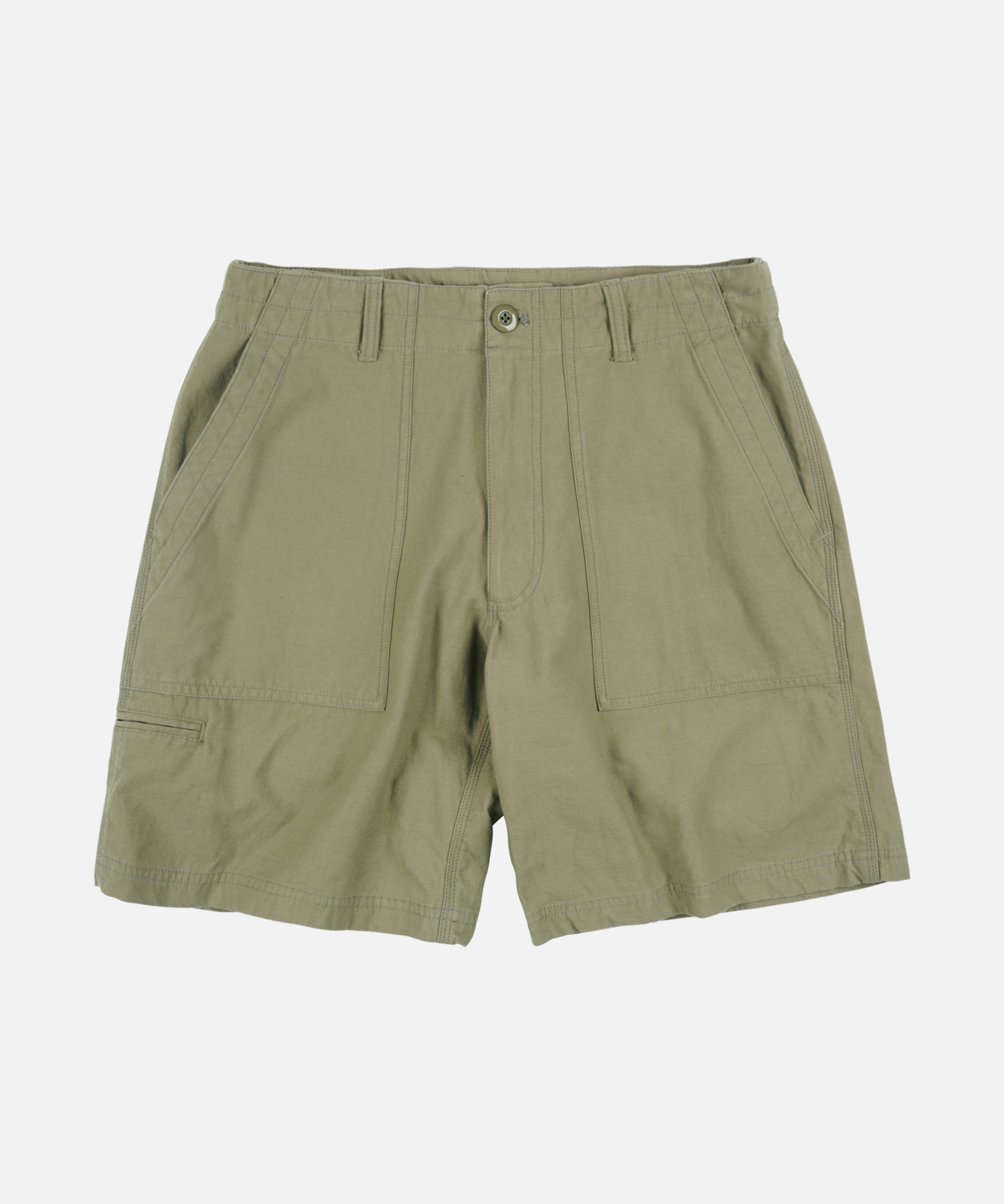 BACKSATIN ESSENTIAL FATIGUE SHORTS _ KHAKI BEIGE