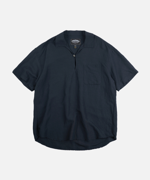 VENTI COLLAR SHIRT _ NAVY