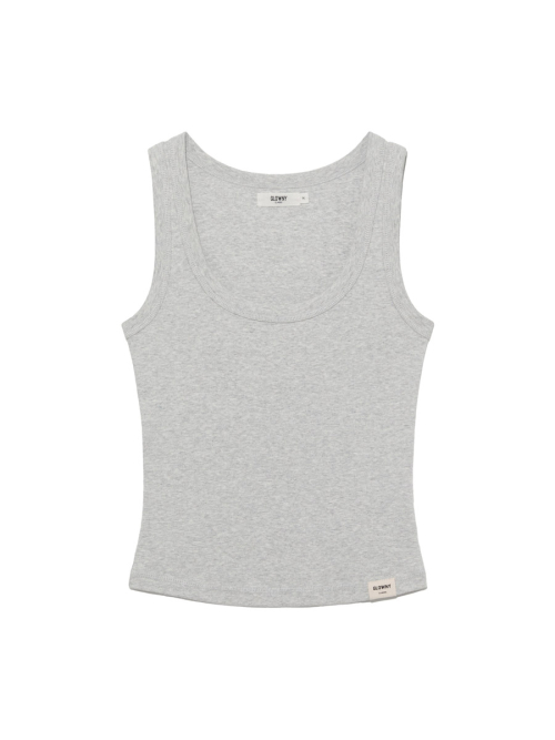 G CLASSIC SCOOP NECK SLEEVELESS (MELANGE GRAY)