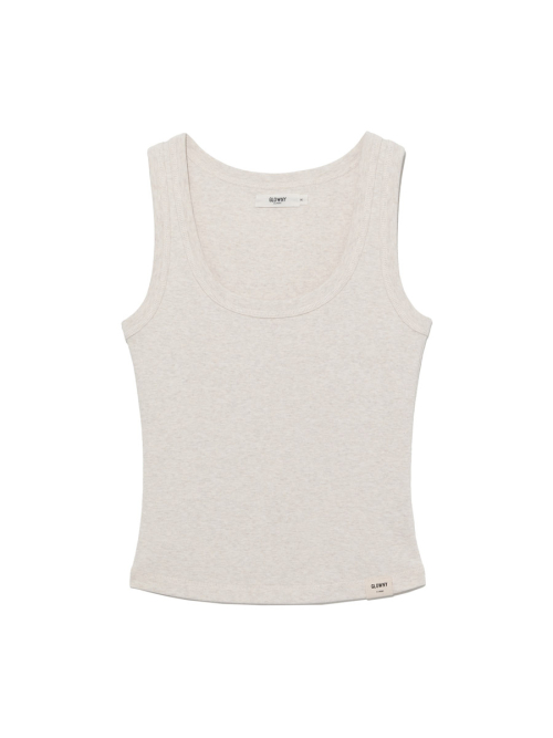 G CLASSIC SCOOP NECK SLEEVELESS (OATMEAL)