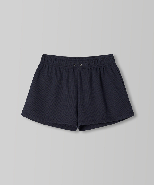 Easy Waffle Shorts_Navy