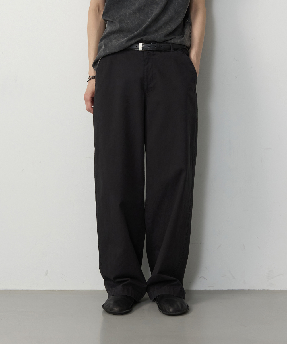 Широкие чиносы Essential - Washed Black